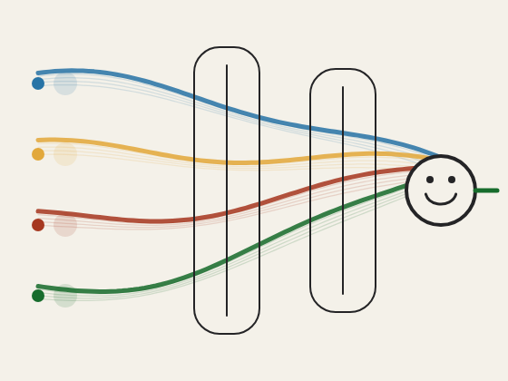 Abstract illustration for Startup CRM Setup: Build the Minimum Useful System